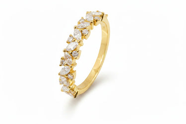 18K White Gold Tdw. 0.62ct  Diamond Ring