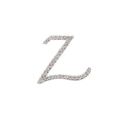 18K White Gold Diamond 'Z' Initial Pendant | Gold & Diamond Initial Pendants Melbourne | Gold & Diamond Initial Pendants Australia | H&H Jewellery 