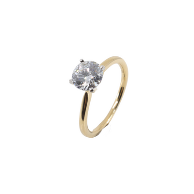 18K Yellow Gold 1.00ct Lab-Grown Diamond Engagement Ring | Diamond Rings Melbourne | Engagement Rings Melbourne | Wedding Rings Melbourne | H&H Jewellery