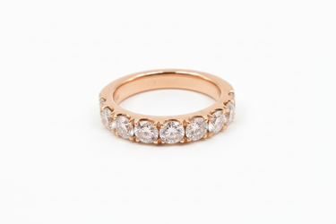 18K Yellow Gold Tdw. 1.65ct Diamond Band Ring