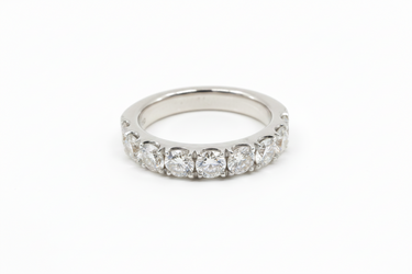 18K Yellow Gold Tdw. 1.65ct Diamond Band Ring