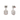 18K White Gold Tdw. 2.60ct Diamond Earring - 20759933