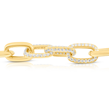 18K Yellow Gold Tdw. 8.02ct Diamond Bracelet - 20759902