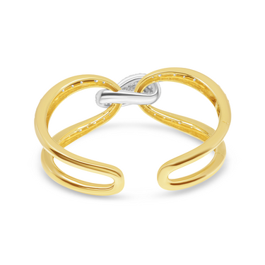 18K Yellow Gold Tdw. 3.50ct Diamond Bangle - 20759896