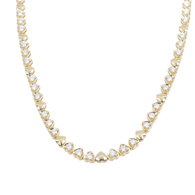18K Yellow Gold Tdw. 2.16ct Diamond Necklace |  Gold Diamond Necklace | Gold Cross Necklace Australia | Rose Gold Necklace | Gold Cross Necklace Melbourne | Gold Diamond Pendant Necklace | Gold Necklace For Women | H&H Jewellery 