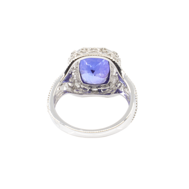 18K White Gold Tanzanite Ring - 20764708