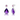 18K White Gold Multi Gems and Diamond Drop Earring. - 20764838