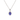 18K White gold Tanzanite and Diamond Pendant | Gold Diamond Necklace | Gold Cross Necklace Australia | Rose Gold Necklace | Gold Cross Necklace Melbourne | Gold Diamond Pendant Necklace | Gold Necklace For Women | H&H Jewellery