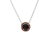 18k White Gold Garnet Necklace |  Gold Diamond Necklace | Gold Cross Necklace Australia | Rose Gold Necklace | Gold Cross Necklace Melbourne | Gold Diamond Pendant Necklace | Gold Necklace For Women | H&H Jewellery 