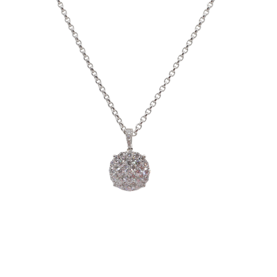 18K White Gold Diamond Pendant  |  Gold Diamond Necklace | Gold Cross Necklace Australia | Rose Gold Necklace | Gold Cross Necklace Melbourne | Gold Diamond Pendant Necklace | Gold Necklace For Women | H&H Jewellery 