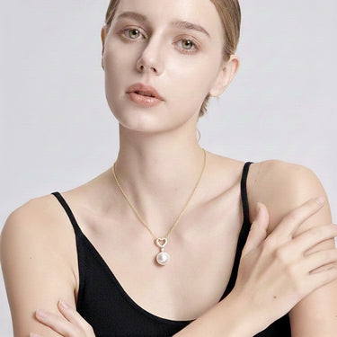 18K Yellow Gold South Sea Pearl Pendant - 20755850
