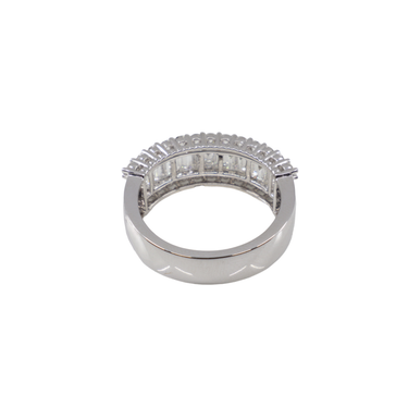 18K White Gold Diamonds Ring - 20773212