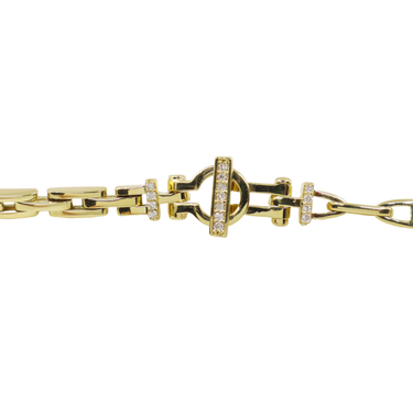 18K Yellow Gold Diamond Bracelet - 20773175