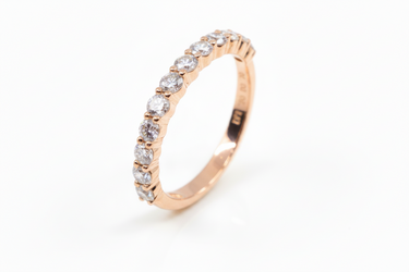18K Gold Tdw. 0.70ct Diamond Ring
