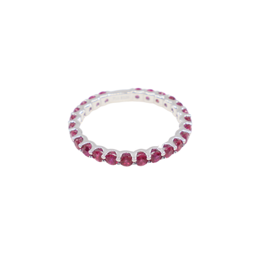 18K White Gold Ruby Ring - 20773359