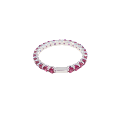 18K White Gold Ruby Ring - 20773359