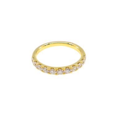 18K Yellow Gold Diamond Ring - 20773762