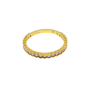 18K Yellow Gold Diamond Ring - 20773557