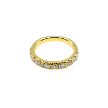 18K Yellow Gold Diamond Ring - 20773816