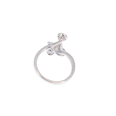 18K White Gold Multicoloured Sapphires and Diamond Ring - 20778989