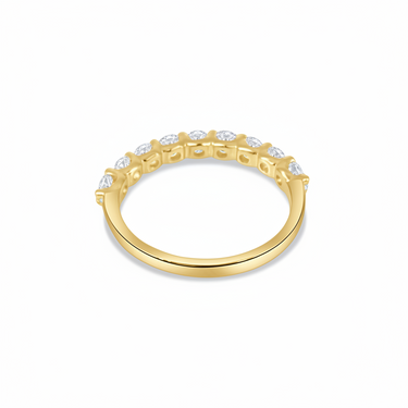 9K Gold 1.00ct Lab Grow Diamond Wedding Ring
