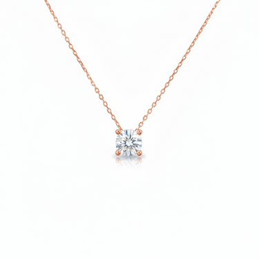 9K Gold 1.00ct Lab Grown Diamond Necklace