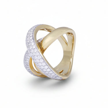 18K Gold 140D 1.07CT VSFG Natural Diamond Ring