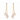 9K Two-Tone Gold Fresh Water Pearl Drop Earring - 20760403