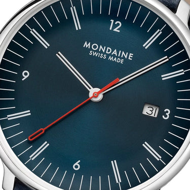 MONDAINE - Doppio Set Blue Vegan Apple Leather, 41 mm MLE.41240.LQV