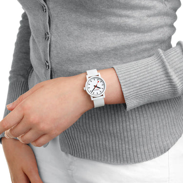 Mondaine - White Essence 32mm Watch MS1.32110.RA