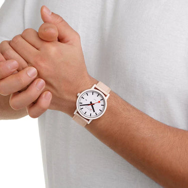 Mondaine - Essence Solar White, 41 mm MS1.41910.LA
