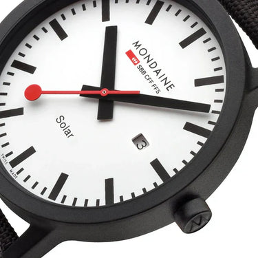 Mondaine - Essence Solar Black, 41 mm MS1.41910.LB