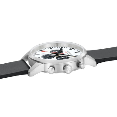 Mondaine - Neo Chronograph Black Vegan Leather, 41 mm MSD.41410.LBV