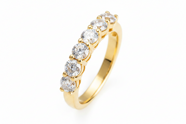 18K Gold Tdw. 1.27ct Diamond Ring