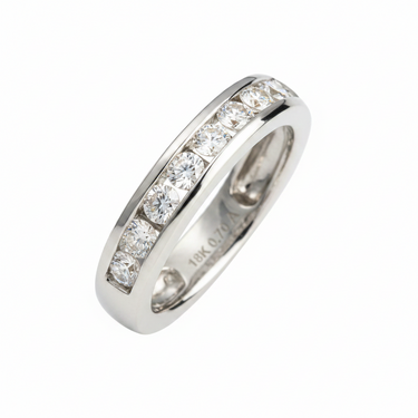 18K Gold Tdw. 0.70ct Diamond Ring