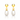 9K Yellow Gold Fresh Water Pearl Drop Earrings