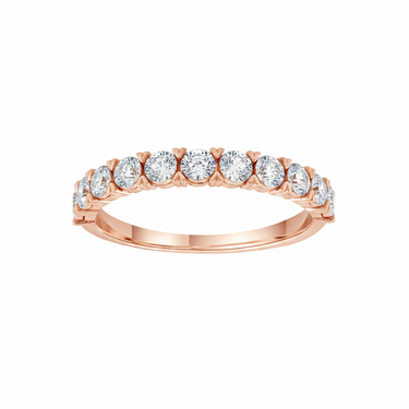 9K White Gold Tdw. 0.25ct Diamond Band Ring