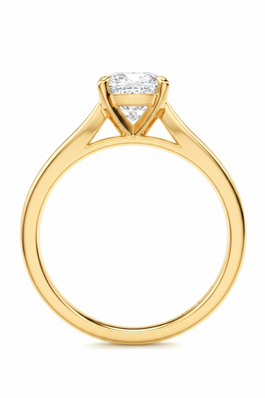 9K Gold 1.00ct Lab Grown Diamond Engagement Ring