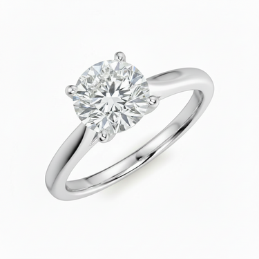 9K Gold 1.00ct Lab Grown Diamond Engagement Ring