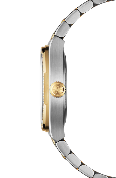Raymond Weil A.R.T.  Diamond Bezel Mother Of Pearl Two-Tone Quartz Women's 30mm 1250-SPS-97081
