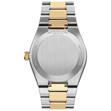 Raymond Weil A.R.T.  Diamond Bezel Mother Of Pearl Two-Tone Quartz Women's 30mm 1250-SPS-97081