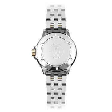 Tango Classic Men's Quartz Two-Tone Bracelet Watch, 41mm Stainless Steel Bracelet, Yellow Gold PVD, White Dial, Indexes - 8160-STP-30041 -H&H Jewellery 2