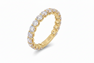 18K White Gold Tdw. 2.04ct Diamond Band Ring
