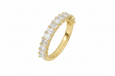 18K White Gold Tdw. 1.47ct Diamond Band Ring