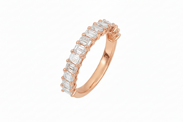 18K White Gold Tdw. 1.47ct Diamond Band Ring