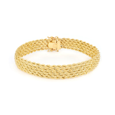 18K Yellow Italian Made Gold Bracelet | Gold Bracelet Melbourne | Gold  Bracelet Australia | H&H Jewellery