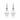 18K White Gold South Sea Pearl Drop Earring - 20765354
