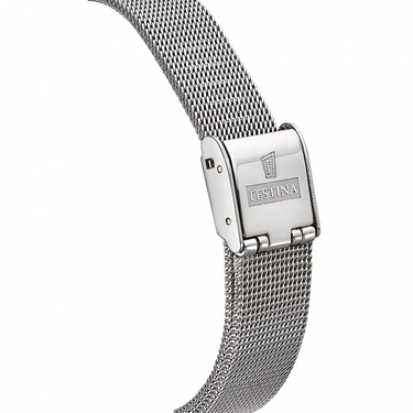 Festina Automatic Skeleton Watch F20579/1 With Steel Strap, Women's.