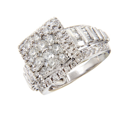 10K White Gold Diamond Engagement Ring Melbourne