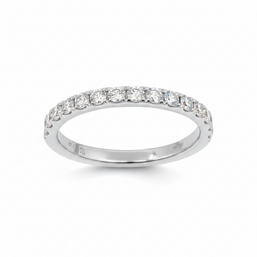 18K Yellow Gold Tdw. 0.46ct Diamond Band Ring - 20738617